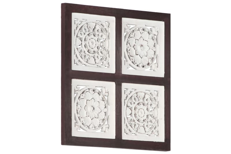 Käsin veistetty seinäpaneeli MDF 40x40x1,5 cm ruskea/valkoin - Ruskea - Talo & remontointi - Rakentaminen - Lattiat & seinät & katot - Lattia & seinäpinnat