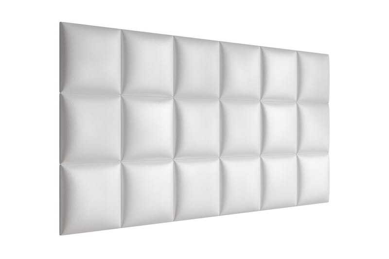 Pehmustettu Seinäpaneeli Sharnel 30x30 cm - Valkoinen - Talo & remontointi - Rakentaminen - Lattiat & seinät & katot - Lattia & seinäpinnat