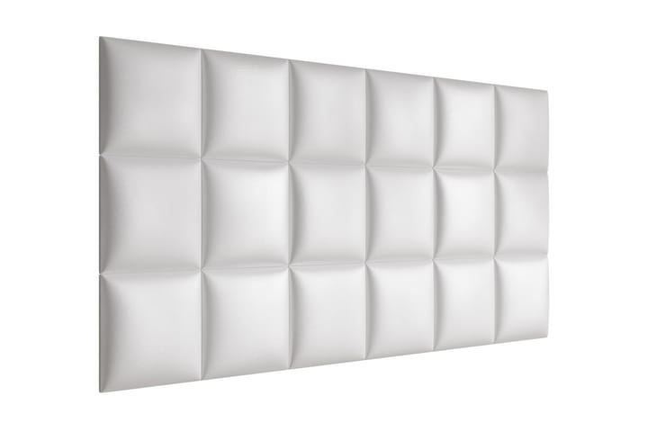 Pehmustettu Seinäpaneeli Sharnel 30x30 cm - Valkoinen - Lattia & seinäpinnat
