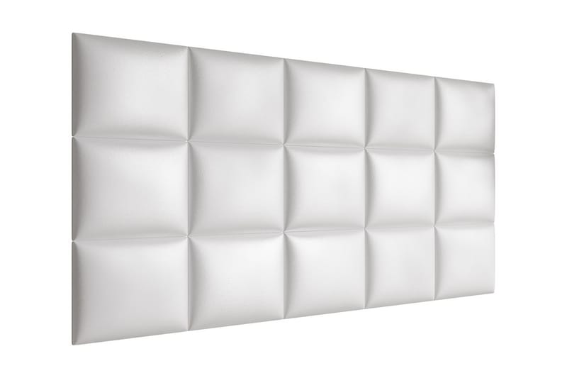 Pehmustettu Seinäpaneeli Sharnel 40x30 cm - Valkoinen - Talo & remontointi - Rakentaminen - Lattiat & seinät & katot - Lattia & seinäpinnat