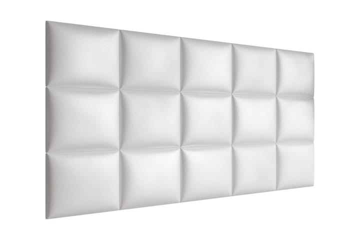 Pehmustettu Seinäpaneeli Sharnel 40x30 cm - Valkoinen - Lattia & seinäpinnat