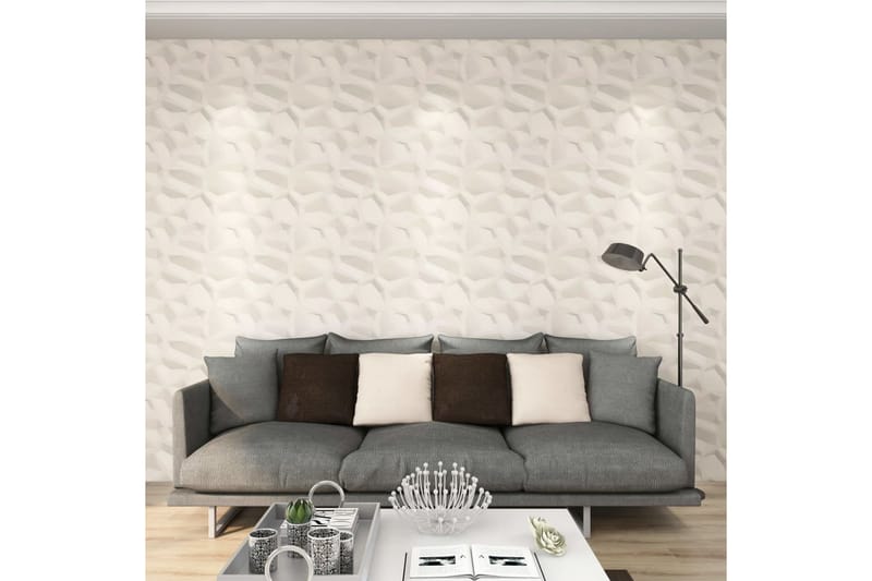 Seinäpaneelit 12 kpl kolmiulotteinen 0,5x0,5 m 3 m² - Talo & remontointi - Rakentaminen - Lattiat & seinät & katot - Lattia & seinäpinnat