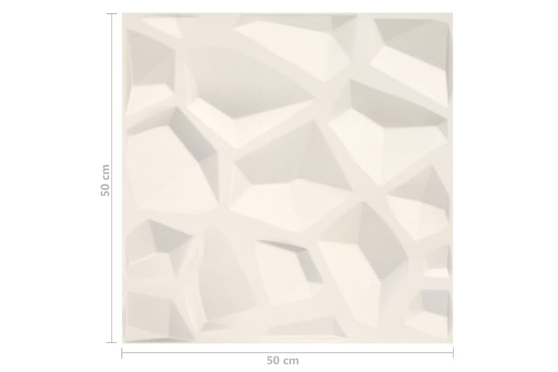 Seinäpaneelit 12 kpl kolmiulotteinen 0,5x0,5 m 3 m² - Talo & remontointi - Rakentaminen - Lattiat & seinät & katot - Lattia & seinäpinnat