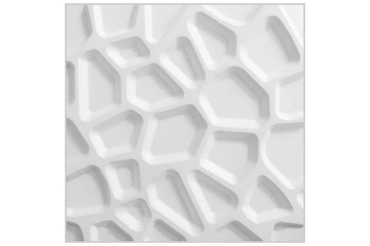 WallArt 24 kpl 3D-seinäpaneeleja GA-WA01 Gaps - Valkoinen - Lattia & seinäpinnat