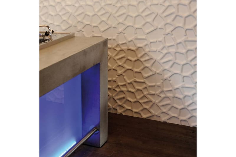 WallArt 24 kpl 3D-seinäpaneeleja GA-WA01 Gaps - Valkoinen - Talo & remontointi - Rakentaminen - Lattiat & seinät & katot - Lattia & seinäpinnat