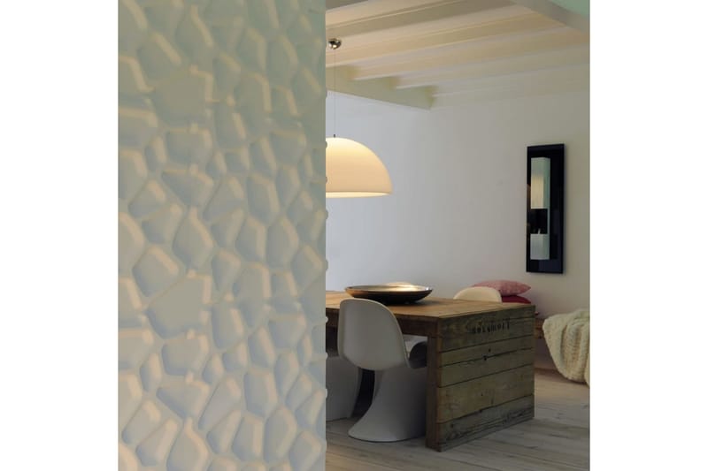 WallArt 24 kpl 3D-seinäpaneeleja GA-WA01 Gaps - Valkoinen - Talo & remontointi - Rakentaminen - Lattiat & seinät & katot - Lattia & seinäpinnat