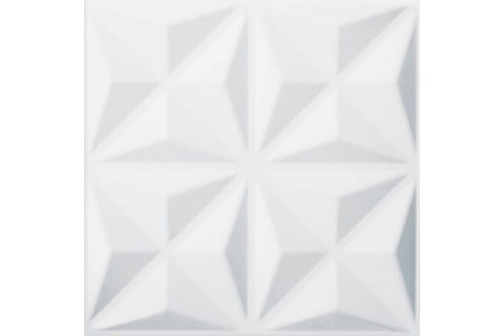 WallArt 3D-seinäpaneelit Cullinans 12 kpl GA-WA17 - Valkoinen - Lattia & seinäpinnat