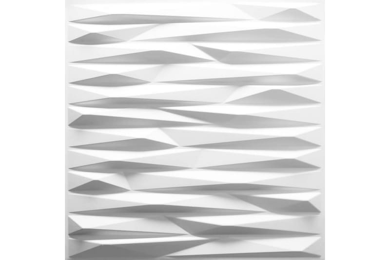 WallArt 3D -seinäpaneelit Valeria 12 kpl GA-WA24 - Valkoinen - Talo & remontointi - Rakentaminen - Lattiat & seinät & katot - Lattia & seinäpinnat
