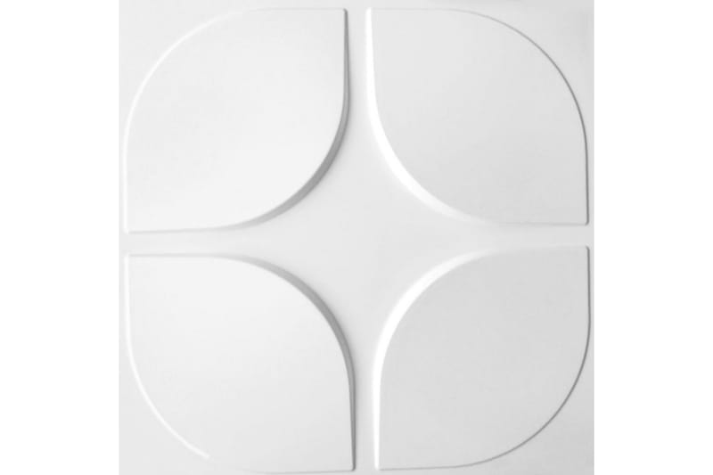 WallArt Seinäpaneelit 3D Sweeps 12 kpl GA-WA06 - Valkoinen - Talo & remontointi - Rakentaminen - Lattiat & seinät & katot - Lattia & seinäpinnat
