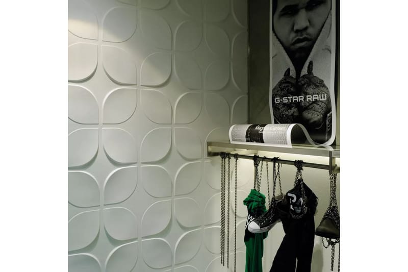 WallArt Seinäpaneelit 3D Sweeps 12 kpl GA-WA06 - Valkoinen - Talo & remontointi - Rakentaminen - Lattiat & seinät & katot - Lattia & seinäpinnat
