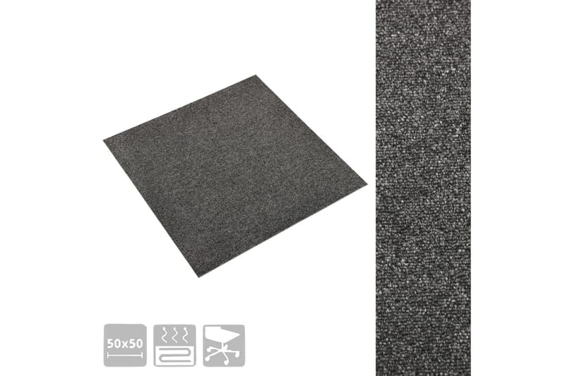 Tekstiililaatta 20 kpl 5 mÂ² 50x50 cm antrasiitti - Antrasiitti - Talo & remontointi - Rakentaminen - Lattiat & seinät & katot - Lattia