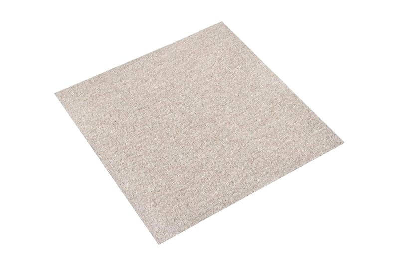 Tekstiililaatta 20 kpl 5 mÂ² 50x50 cm vaalea beige - Beige - Lattia - Kokolattiamatot