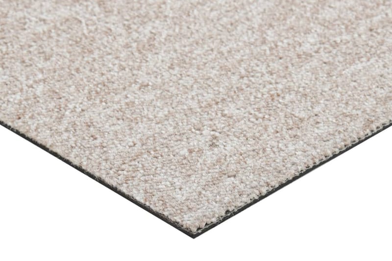 Tekstiililaatta 20 kpl 5 mÂ² 50x50 cm vaalea beige - Beige - Talo & remontointi - Rakentaminen - Lattiat & seinät & katot - Lattia