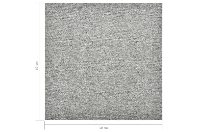 Tekstiililaatta 20 kpl 5 mÂ² 50x50 cm vaaleanharmaa - Harmaa - Talo & remontointi - Rakentaminen - Lattiat & seinät & katot - Lattia