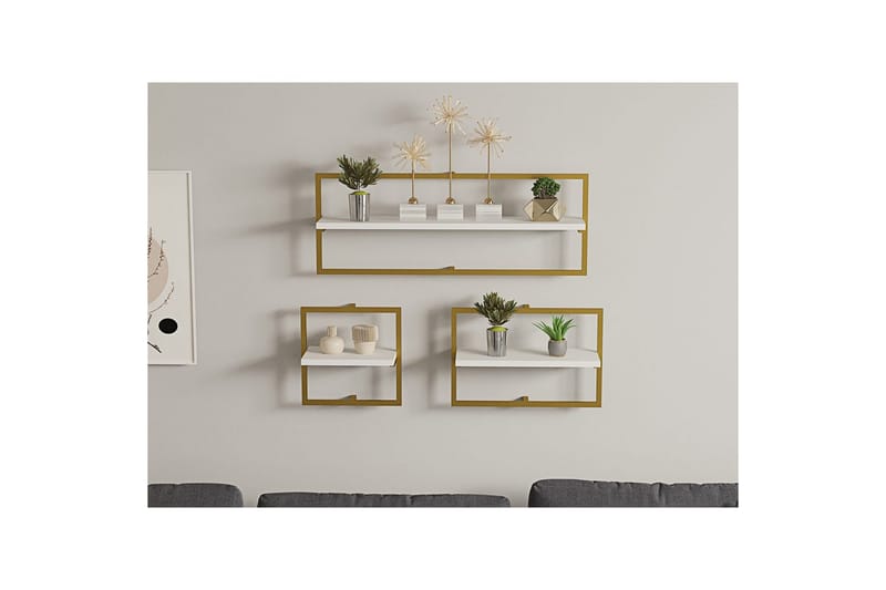 Muroran Seinälevy 80x80 cm - Valkoinen/Keltainend - Talo & remontointi - Rakentaminen - Lattiat & seinät & katot - Lattia & seinäpinnat