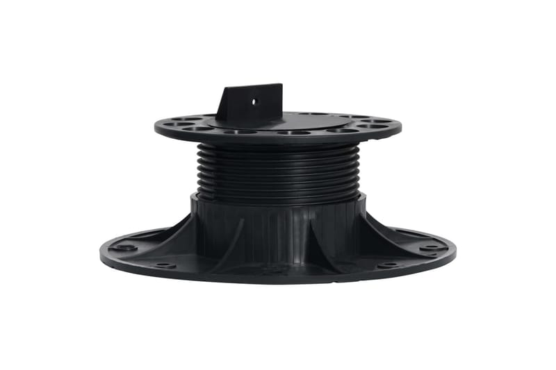 Säädettävät terassin jalat 10 kpl 60€“88 mm - Musta - Talo & remontointi - Rakentaminen - Lattiat & seinät & katot - Lattia