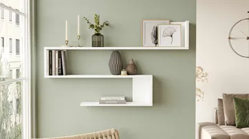 Seinähylly Skye Decor Nova Shelf (120 x 71,4 x 14,5 cm) valkoinen - Valkoinen - Talo & remontointi - Rakentaminen - Lattiat & seinät & katot - Lattia & seinäpinnat