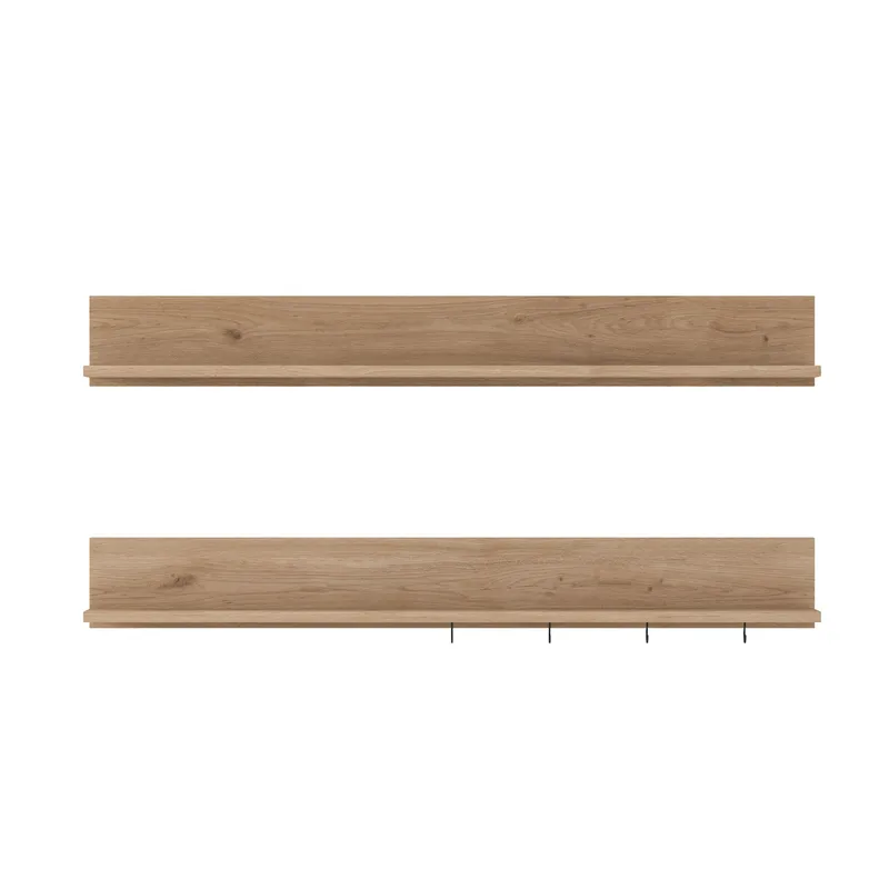 Seinähylly Wallxpert Bren (120 x 15 x 14,8 cm) pähkinä - pähkinä - Talo & remontointi - Rakentaminen - Lattiat & seinät & katot - Lattia & seinäpinnat