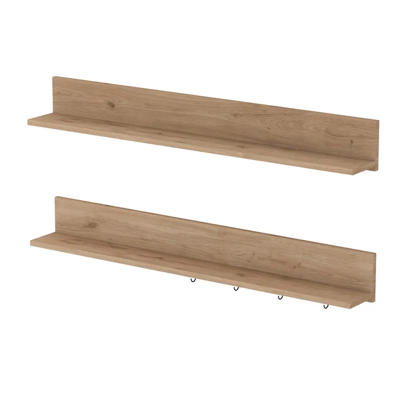 Seinähylly Wallxpert Bren (120 x 15 x 14,8 cm) pähkinä - pähkinä - Talo & remontointi - Rakentaminen - Lattiat & seinät & katot - Lattia & seinäpinnat