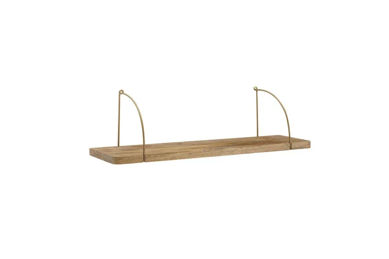 Seinähylly Wohnling massivipuuta, metallinen riippuva hylly, teollinen loft-tyyli 80 cm - 80 cm - Talo & remontointi - Keittiö & kylpyhuone - Keittiö & kodinhoitohuone - Keittiön sisustus - Keittiöhylly