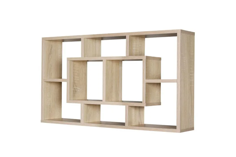 Seinähylly Wohnling PAOLA melamiinipinnoitettu MDF, säilytyshylly, seinään kiinnitettävä, moderni tyyli Sonoma - Sonoma - Talo & remontointi - Keittiö & kylpyhuone - Keittiö & kodinhoitohuone - Keittiön sisustus - Keittiöhylly