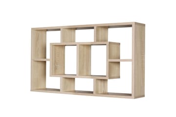 Seinähylly Wohnling PAOLA melamiinipinnoitettu MDF, säilytyshylly, seinään kiinnitettävä, moderni tyyli Sonoma - Sonoma - Talo & remontointi - Keittiö & kylpyhuone - Keittiö & kodinhoitohuone - Keittiön sisustus - Keittiöhylly