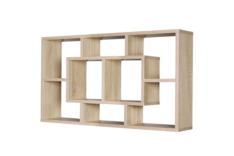 Seinähylly Wohnling PAOLA melamiinipinnoitettu MDF, säilytyshylly, seinään kiinnitettävä, moderni tyyli Sonoma - Sonoma - Talo & remontointi - Keittiö & kylpyhuone - Keittiö & kodinhoitohuone - Keittiön sisustus - Keittiöhylly