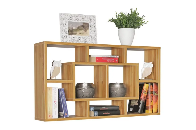 Seinähylly Wohnling PAOLA melamiinipinnoitettu MDF, säilytyshylly, seinään kiinnitettävä, moderni tyyli Pyökki - Pyökki - Talo & remontointi - Keittiö & kylpyhuone - Keittiö & kodinhoitohuone - Keittiön sisustus - Keittiöhylly