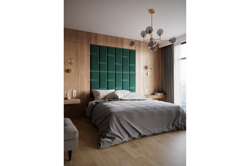 Seinälevy Quadratta 180x180 cm - Vihreä - Talo & remontointi - Rakentaminen - Lattiat & seinät & katot - Lattia & seinäpinnat