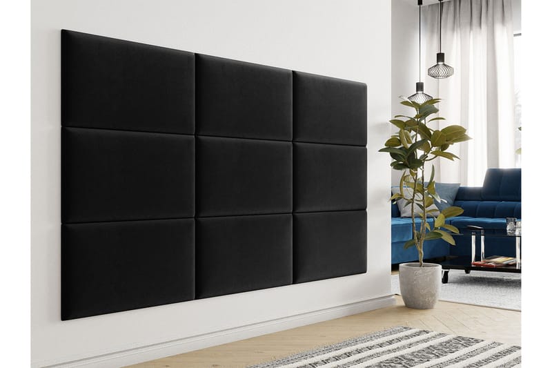 Zaratuz Seinäpaneeli 70x40 cm - Musta - Talo & remontointi - Rakentaminen - Lattiat & seinät & katot - Lattia & seinäpinnat