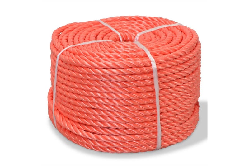 Punottu Köysi Polypropeeni 10mm 250m Oranssi - Talo & remontointi - Rakentaminen - Naulat, ruuvit & kiinnitys - Köydet & haat
