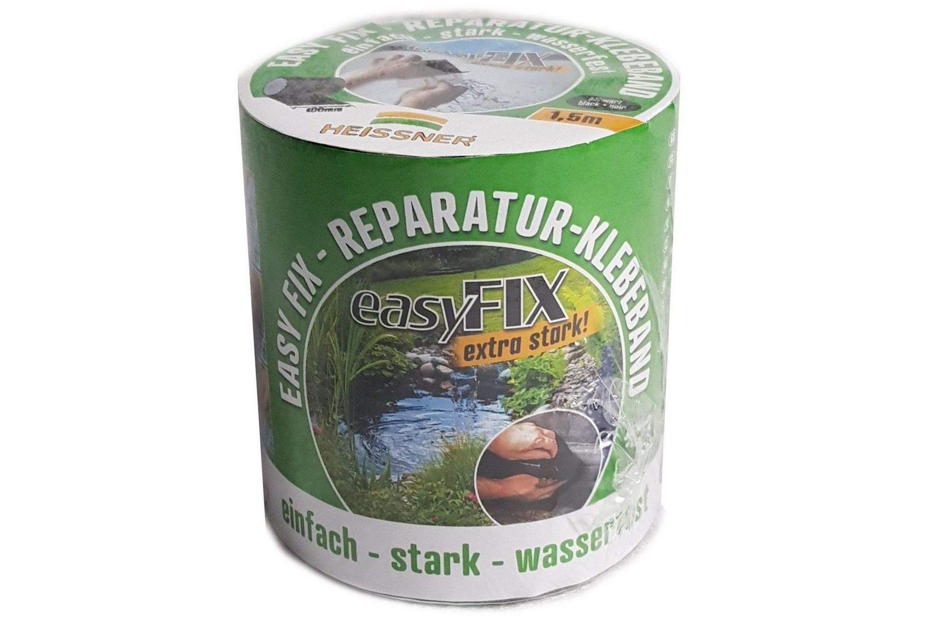 Korjausteippi Heissner EasyFix 150 x 10 cm Musta - Musta
