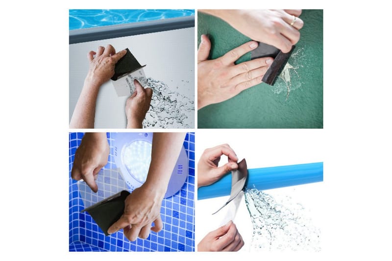 Korjausteippi Heissner EasyFix 150 x 10 cm Musta - Musta - Talo & remontointi - Rakentaminen - Naulat, ruuvit & kiinnitys - Teipit