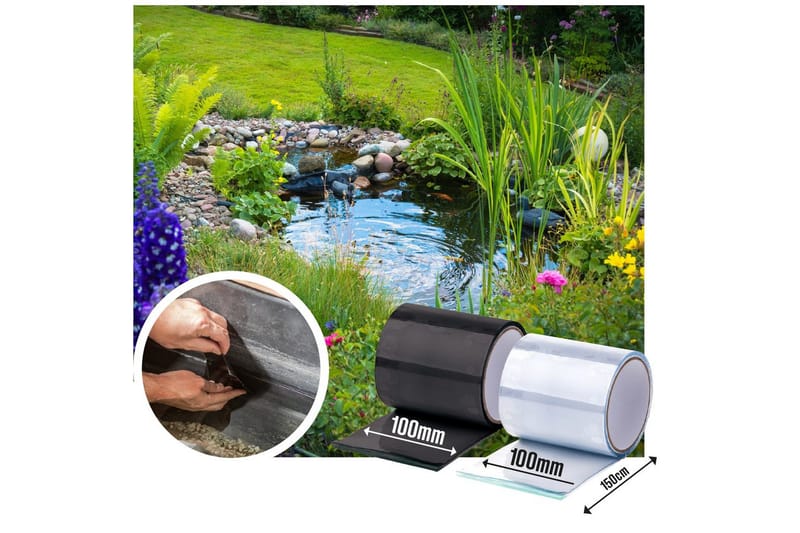 Korjausteippi Heissner EasyFix 150 x 10 cm Musta - Musta - Talo & remontointi - Rakentaminen - Naulat, ruuvit & kiinnitys - Teipit