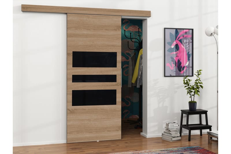 Doncaster Liukuovi - Beige/Musta - Talo & remontointi - Rakentaminen - Ovet - Liukuovi