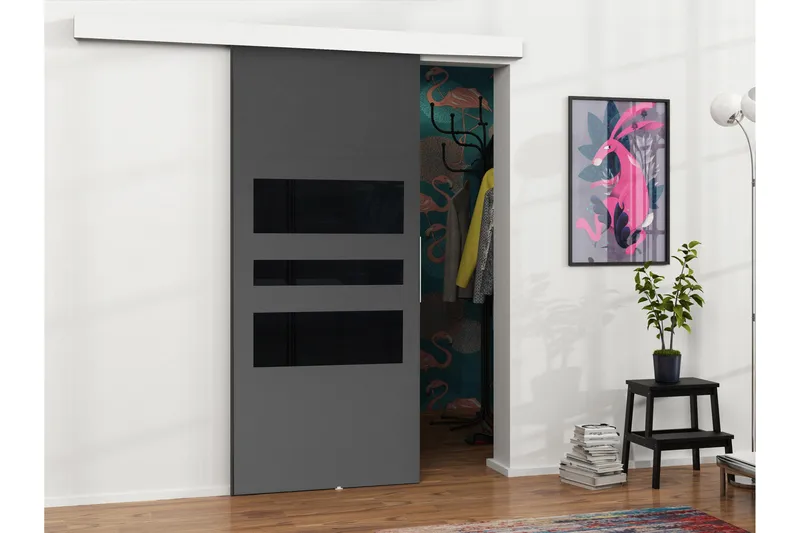 Doncaster Liukuovi - Harmaa/Beige - Talo & remontointi - Rakentaminen - Ovet - Liukuovi