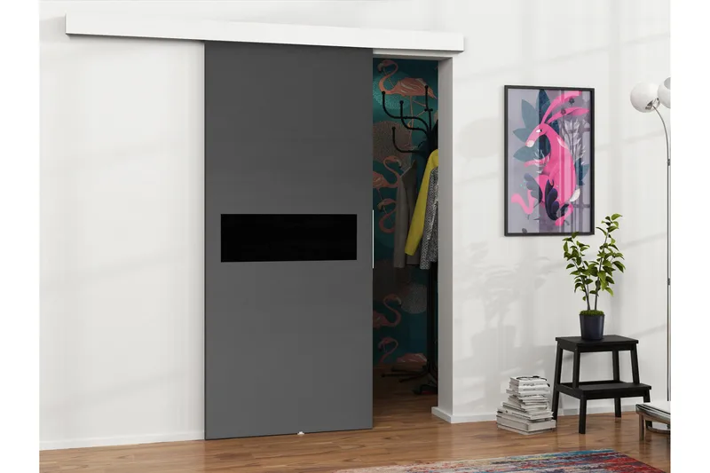 Doncaster Liukuovi - Valkoinen/Harmaa/Musta - Talo & remontointi - Rakentaminen - Ovet - Liukuovi