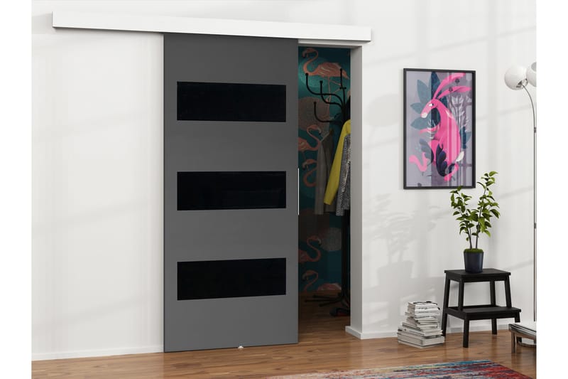 Doncaster Liukuovi - Valkoinen/Harmaa/Musta - Talo & remontointi - Rakentaminen - Ovet - Liukuovi