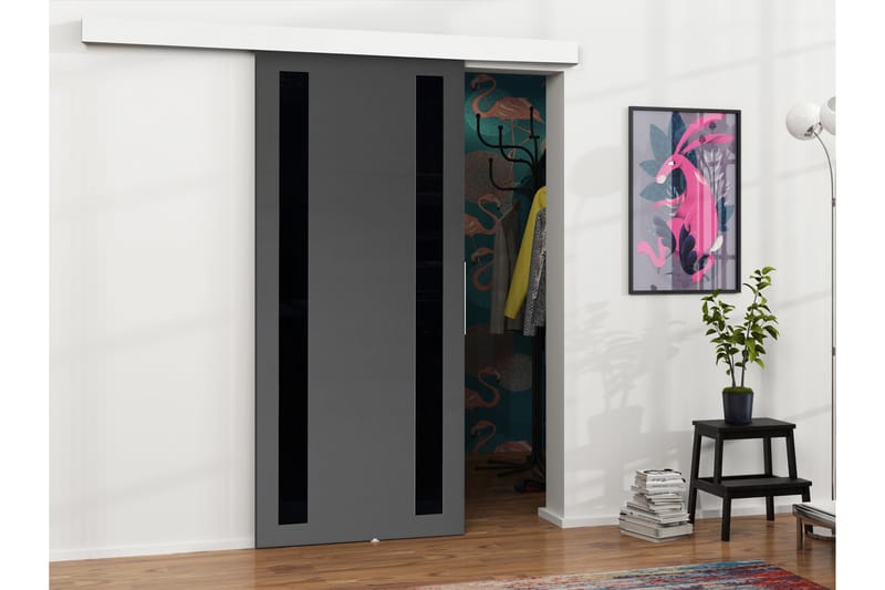 Doncaster Liukuovi - Valkoinen/Harmaa/Musta - Talo & remontointi - Rakentaminen - Ovet - Liukuovi