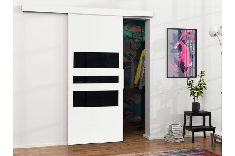 Doncaster Liukuovi - Valkoinen/Musta - Talo & remontointi - Rakentaminen - Ovet - Liukuovi