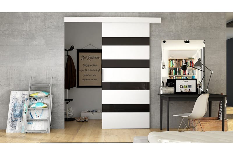 Granica Liukuovi - Valkoinen/Musta - Talo & remontointi - Rakentaminen - Ovet - Liukuovi