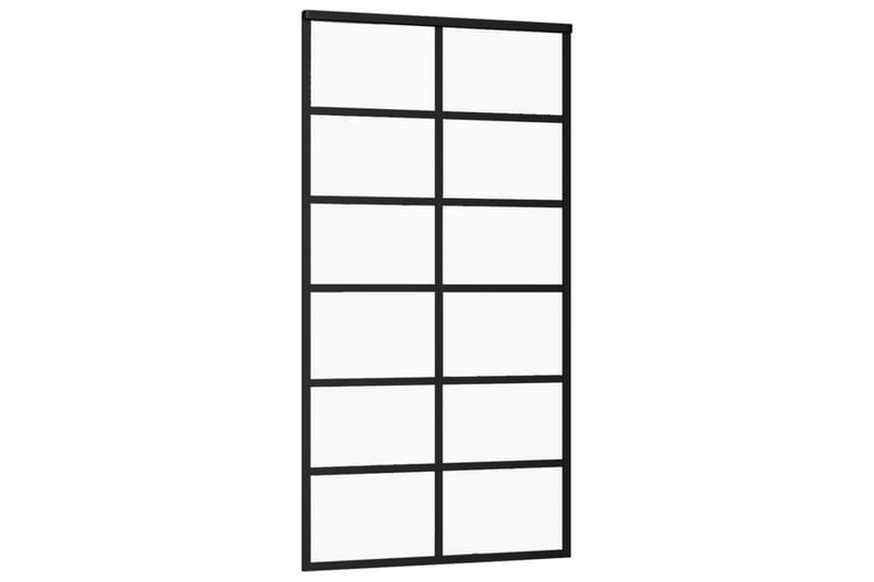 Liukuovi asennustarvikkeilla ESG lasi ja alumiini 102x205 cm - Talo & remontointi - Rakentaminen - Ovet - Liukuovi