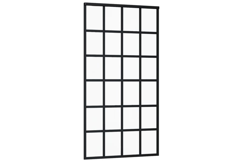 Liukuovi asennustarvikkeilla ESG lasi ja alumiini 102x205 cm - Talo & remontointi - Rakentaminen - Ovet - Liukuovi