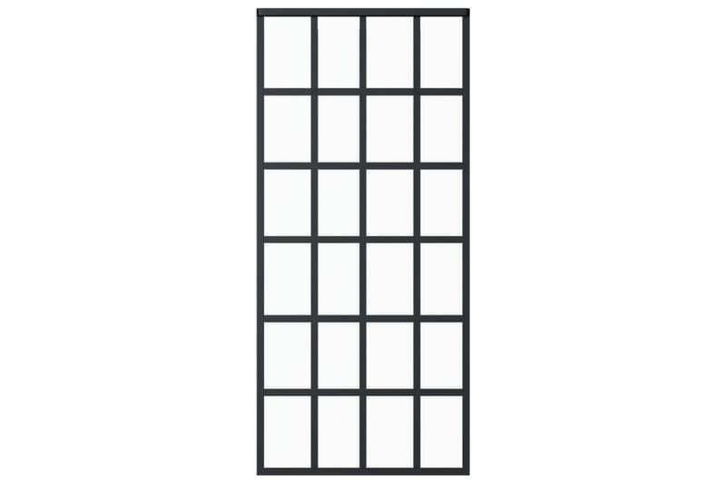 Liukuovi asennustarvikkeilla ESG lasi ja alumiini 90x205 cm - Talo & remontointi - Rakentaminen - Ovet - Liukuovi