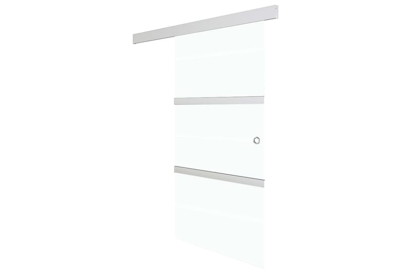 Liukuovi ESG-lasi ja alumiini 76x205 cm hopea - Talo & remontointi - Rakentaminen - Ovet - Liukuovi