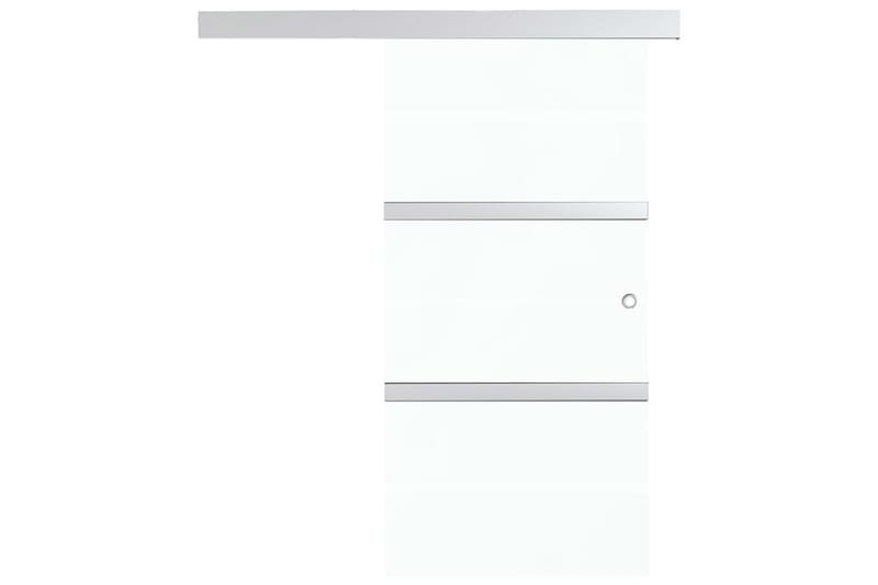 Liukuovi ESG-lasi ja alumiini 76x205 cm hopea - Talo & remontointi - Rakentaminen - Ovet - Liukuovi