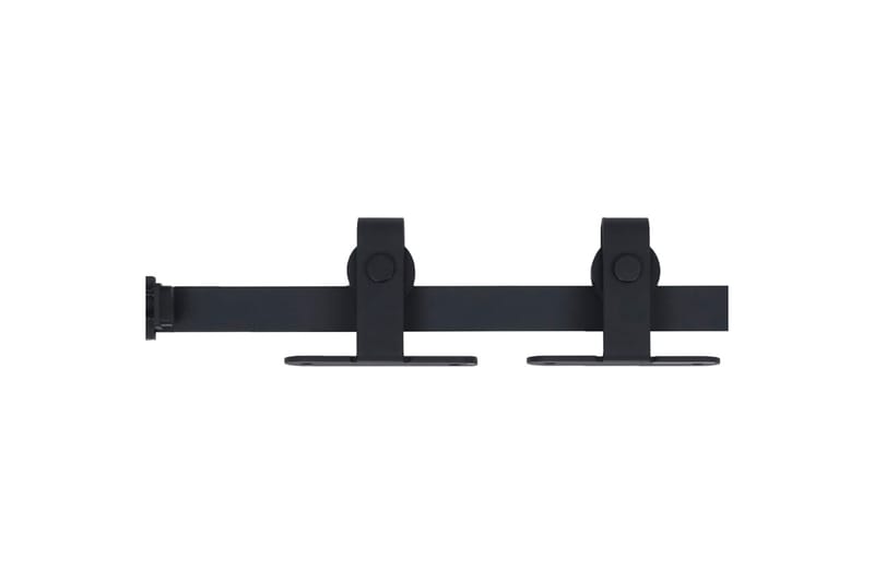 Liukuoven mini asennussarja hiiliteräs 152 cm - Musta - Talo & remontointi - Rakentaminen - Ovet - Ovihelat & ovitarvikkeet
