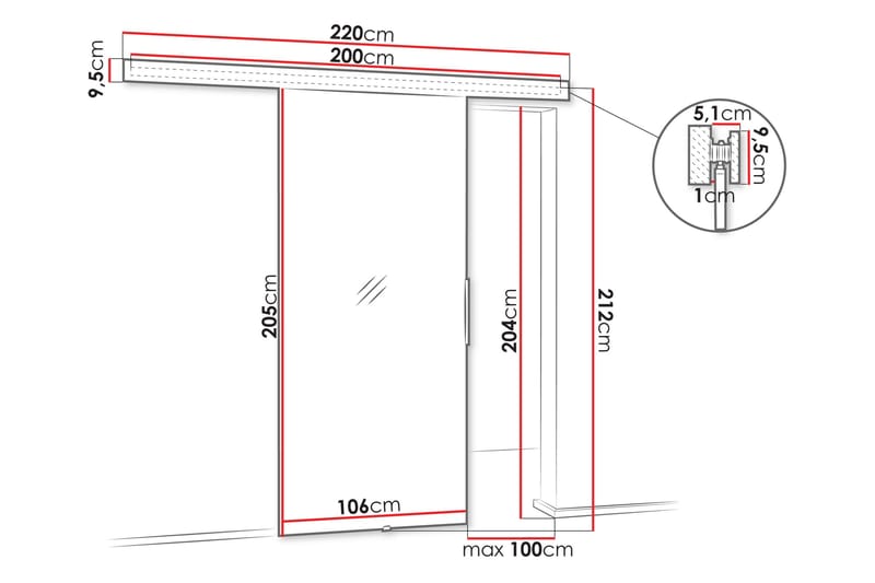 Sigra Liukuovi - Valkoinen - Talo & remontointi - Rakentaminen - Ovet - Liukuovi