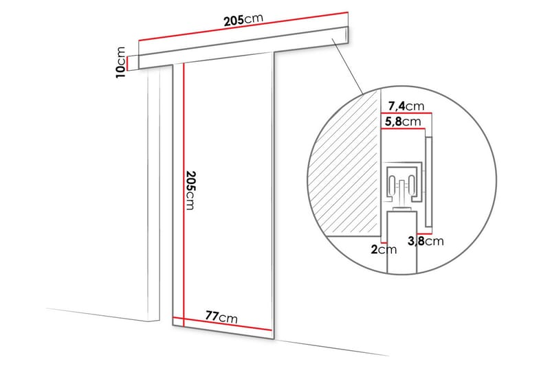 Liukuovi - Talo & remontointi - Rakentaminen - Ovet - Sisäovi