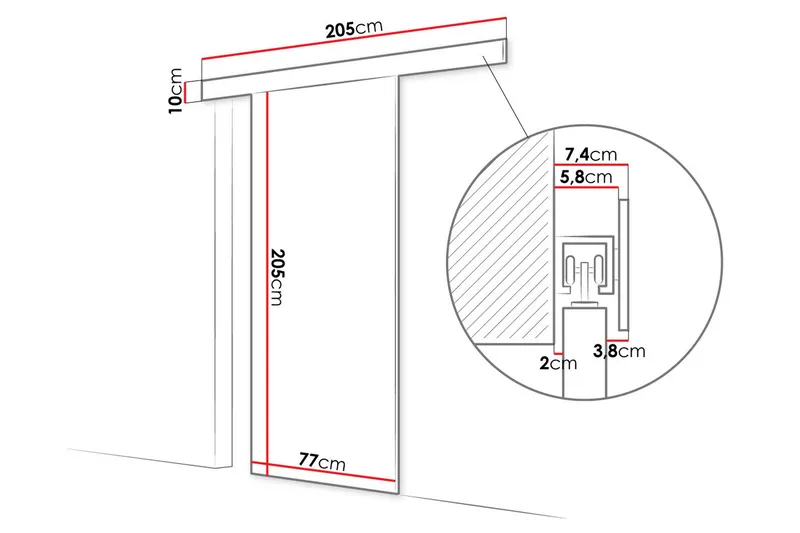 Liukuovi - Talo & remontointi - Rakentaminen - Ovet - Sisäovi